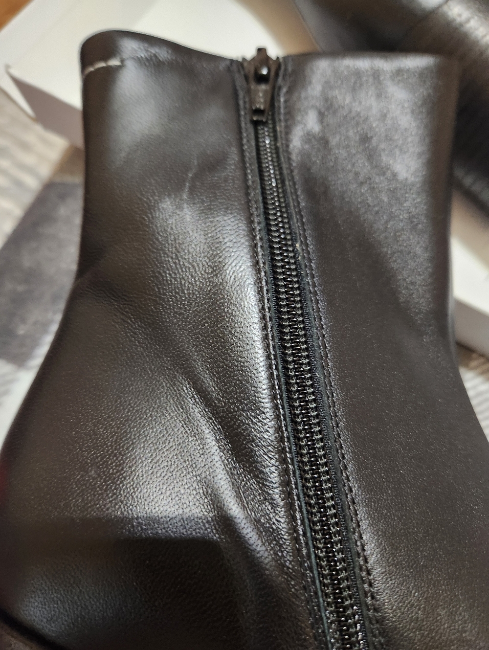 MM6 Maison Martin Margiela Anatomic Ankle Boots In Black New In Box - Picture 14 of 16
